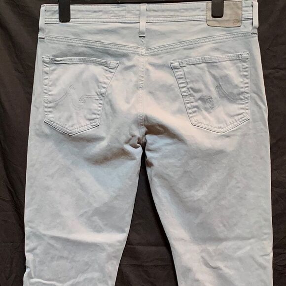 AG The Graduate Light Green Tailored Leg Jeans 36 - Picture 7 of 7